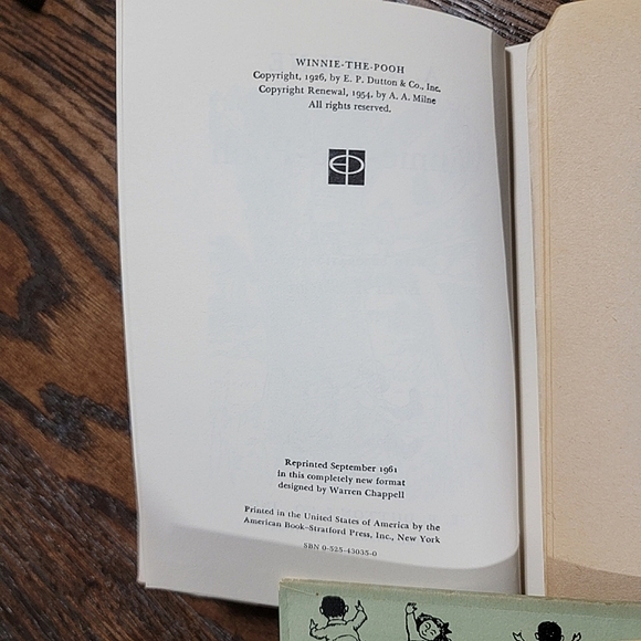 3 Assorted Collectible Antique Books - "Winnie the Pooh" 1960's Hardcover & MORE - Picture 9 of 12